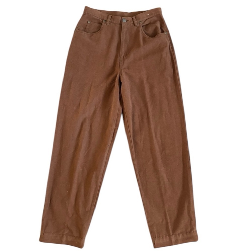 Jones New York Sport Vintage Brown High-Waisted Pants Size 10